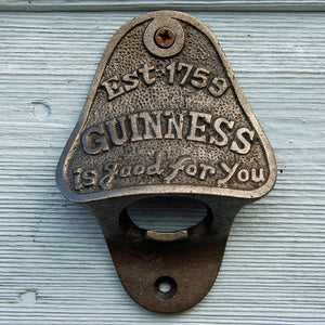 Guinness vintage wall mounted beer bottle opener