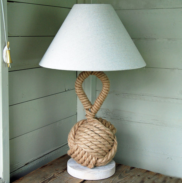 Sidmouth rope knot table lamp