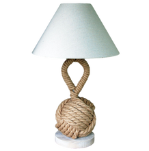 Sidmouth rope knot table lamp