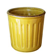 Sussex Glazed Yellow Plant Pot