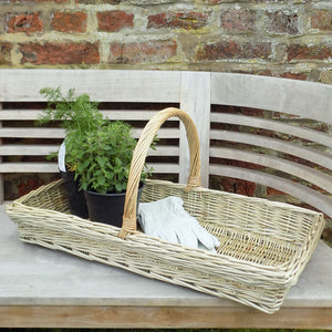 Large Wye willow garden trug basket