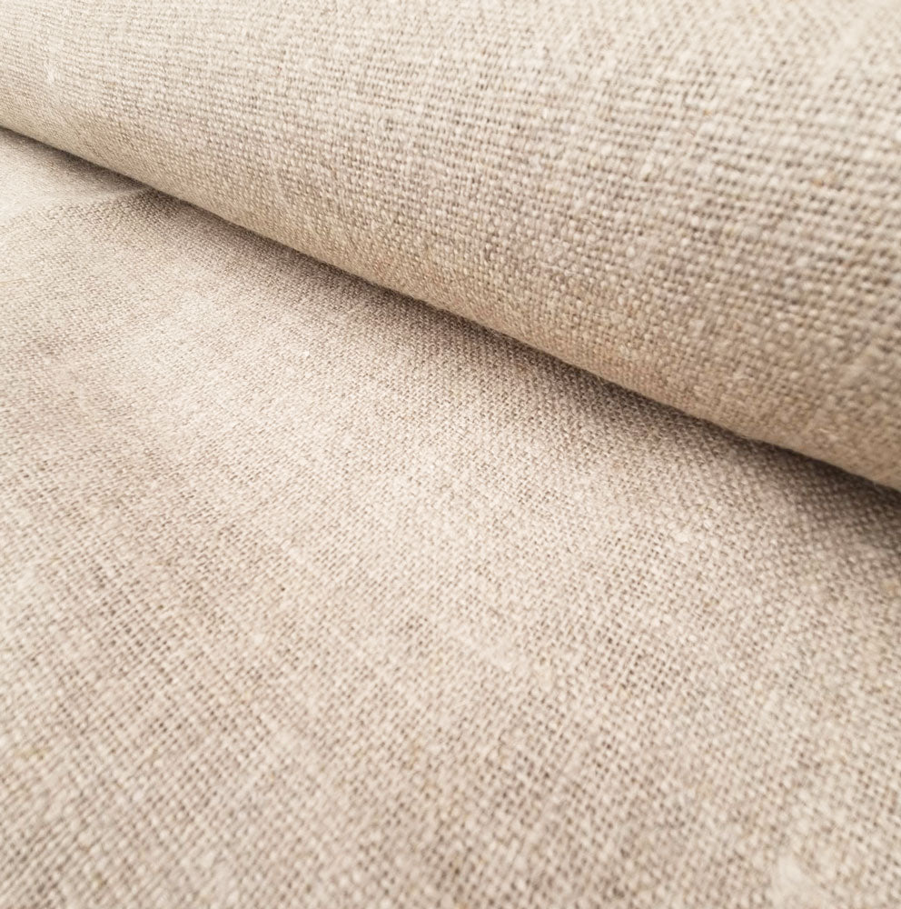 Lithuanian pure linen Stone Fabric from Bowley & Jackson