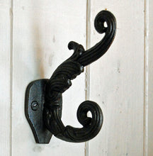 Traditional antique style majestic single wall mounted coat hook