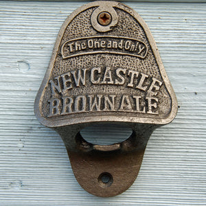 Newcastle Brown Ale vintage wall mounted beer bottle opener