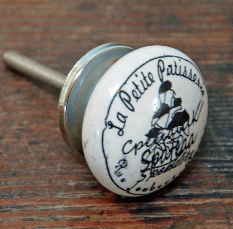 French vintage style petit patisserie drawer knob