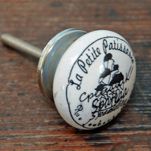 French vintage style petit patisserie drawer knob