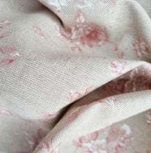 Pink Cabbage Tea Rose Curtain and Upholstery Fabric