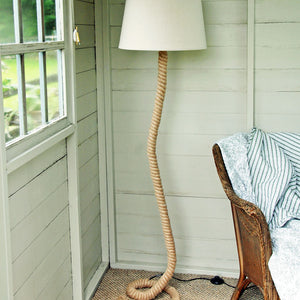 Exmouth natural rope floor lamp