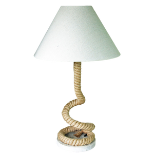Salcombe natural jute rope table lamp