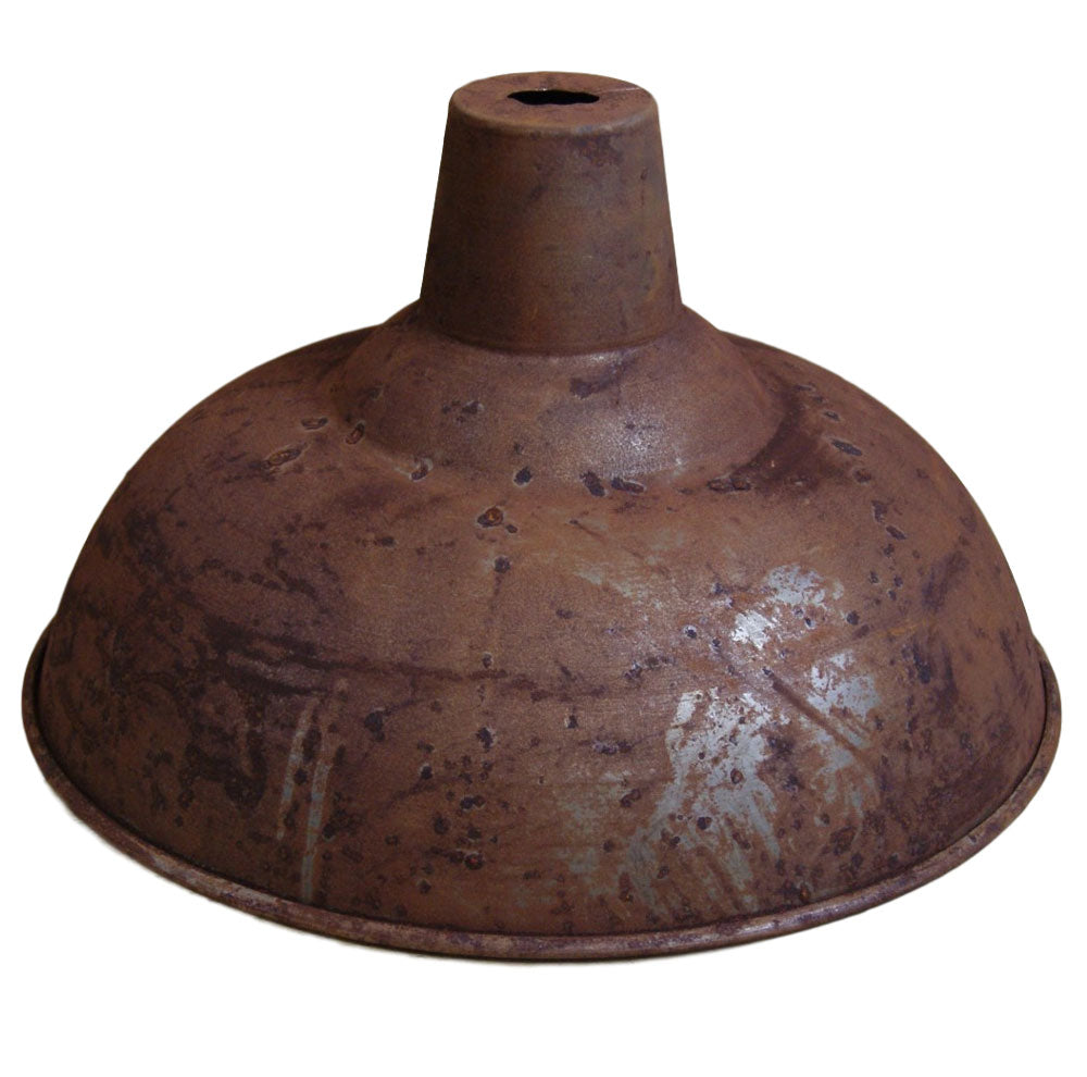 Highbury vintage retro rusty iron 360mm pendant ceiling shade