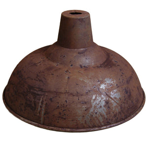 Highbury vintage retro rusty iron 360mm pendant ceiling shade