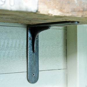 Stocksbridge factory cast iron wall shelf bracket