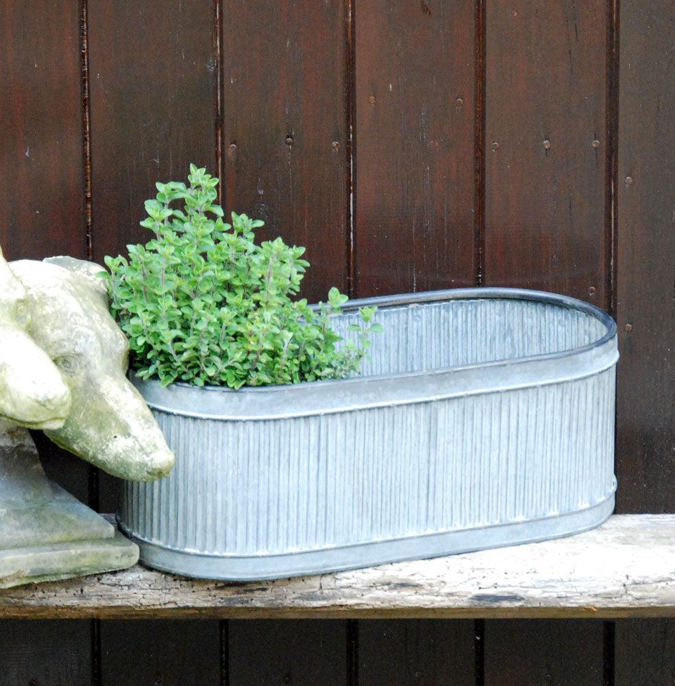 Dolly tub trough garden planter small size