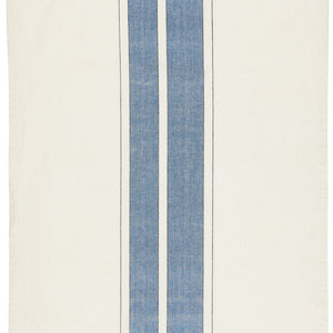 Danish Blue Stripe Cotton Tea Towel