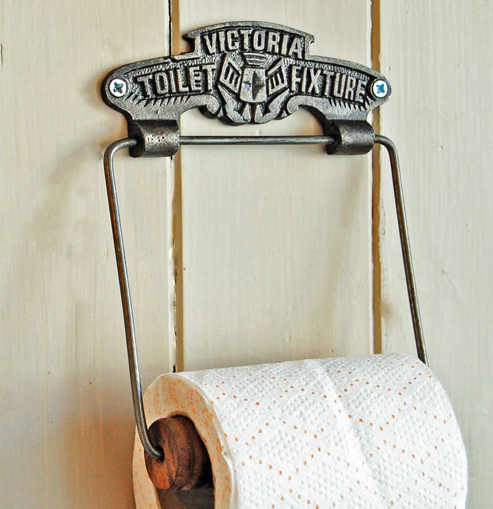 Traditional victorian replica wall mounted toilet roll holder